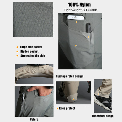 Quick Dry Stretch Traveler Tactical Pants