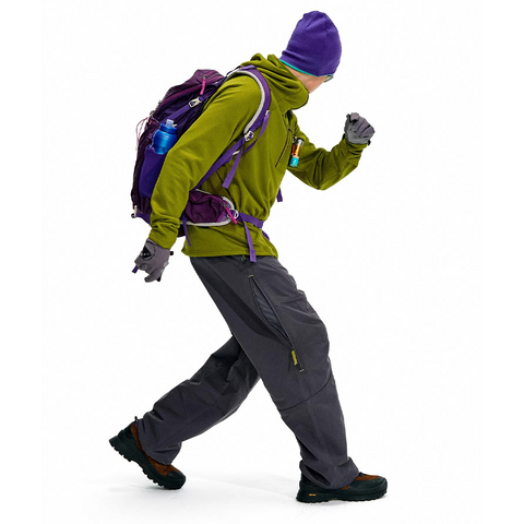 Unisex Gorpcore Waterproof Outdoor Lightweight Hiking Soft Shell Pants, Loose Straight Leg Casual Pants