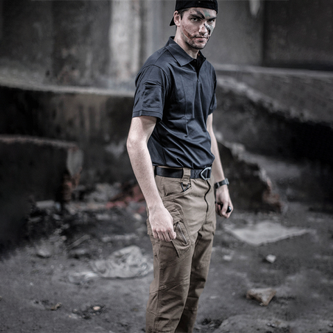 IX9 Tactical Pants for Spring/Summer – Slim Fit, Stretch, Multi-Pocket Combat Cargo Pants for Urban Commute & Outdoor Use