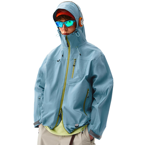 Unisex Gorpcore 3L Laminated Hard Shell Waterproof Hiking & Mountaineering Jacket
