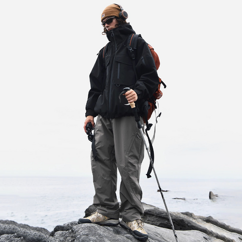 Unisex Gorpcore Lightweight Hard Shell Hiking & Mountaineering 3-in-1 Jacket