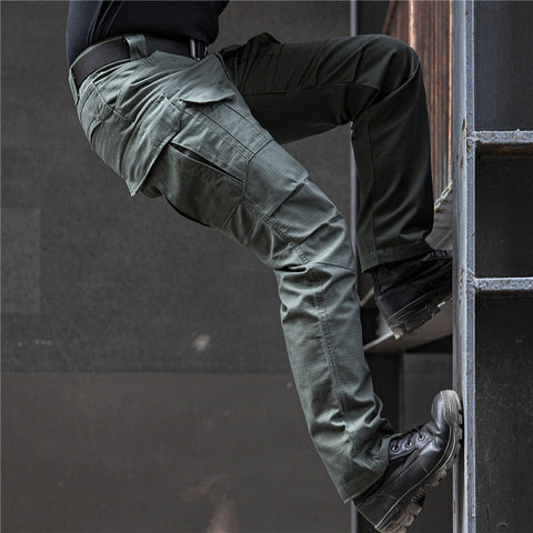 IX8 Waterproof Tactical Outdoor Pants – Water-Resistant, Windproof, Multi-Pocket Hiking Outdoor Cargo Pants
