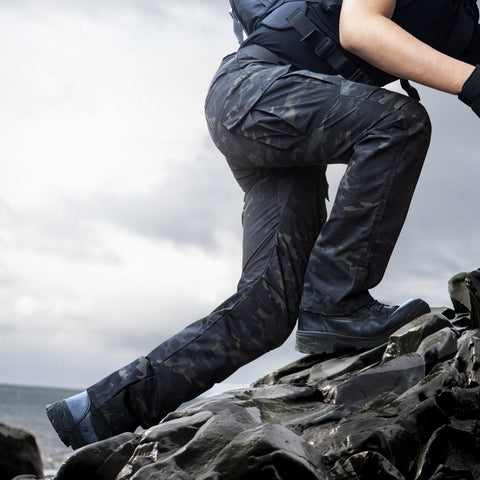 IX8 Waterproof Tactical Outdoor Pants – Water-Resistant, Windproof, Multi-Pocket Hiking Outdoor Cargo Pants