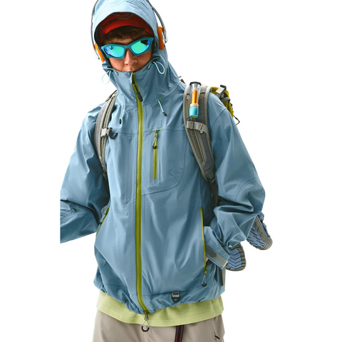 Unisex Gorpcore 3L Laminated Hard Shell Waterproof Hiking & Mountaineering Jacket