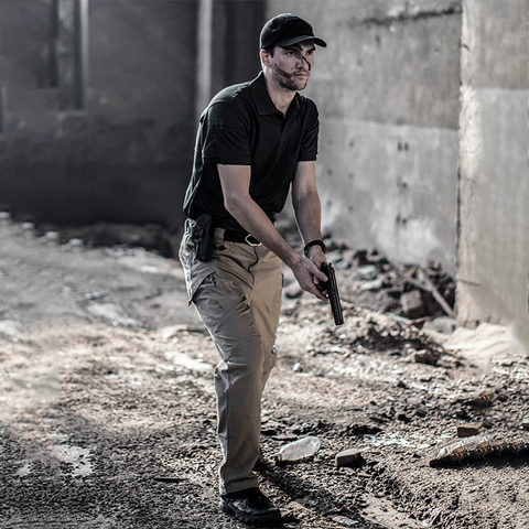 IX9 Tactical Pants for Spring/Summer – Slim Fit, Stretch, Multi-Pocket Combat Cargo Pants for Urban Commute & Outdoor Use