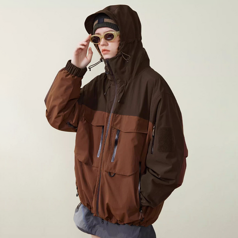 Unisex Gorpcore Lightweight Hard Shell Hiking & Mountaineering 3-in-1 Jacket