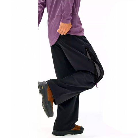Unisex Gorpcore Waterproof Outdoor Lightweight Hiking Soft Shell Pants, Loose Straight Leg Casual Pants