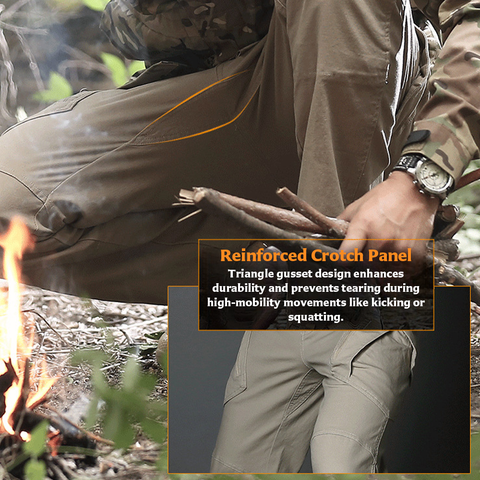 IX9 Tactical Pants for Spring/Summer – Slim Fit, Stretch, Multi-Pocket Combat Cargo Pants for Urban Commute & Outdoor Use