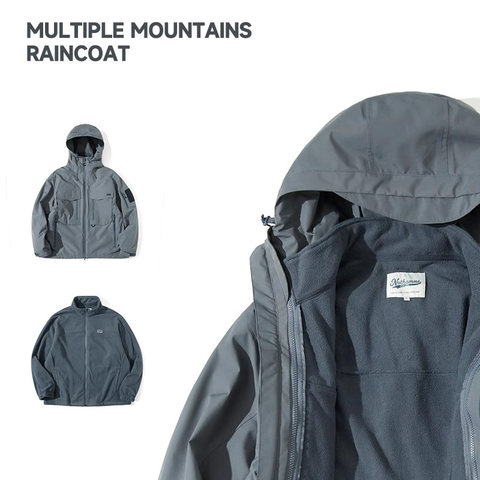 Unisex Gorpcore Lightweight Hard Shell Hiking & Mountaineering 3-in-1 Jacket
