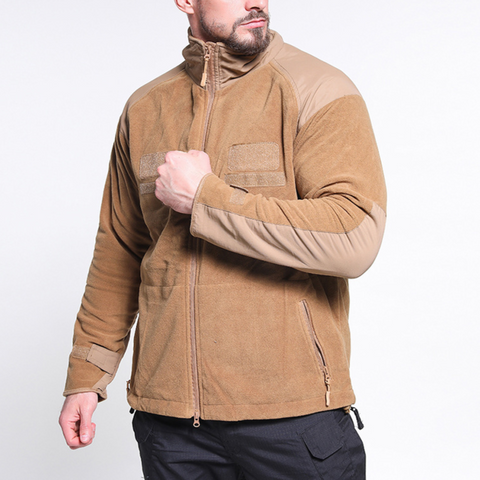 Tactical Thermal Stand Collar Polar Fleece Jacket