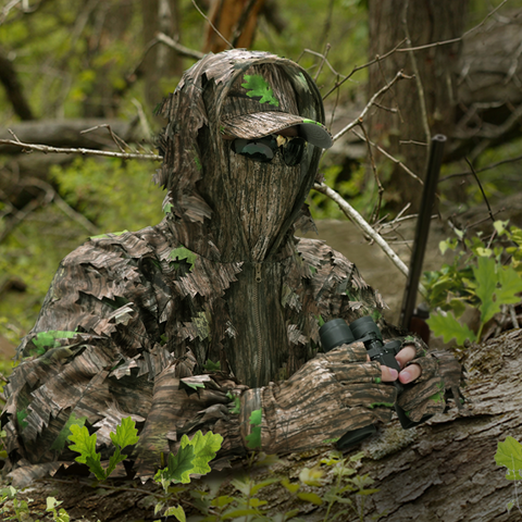 Bionic Camo Outdoor Ghillie Concealment Set —— Tree Camo 2.0