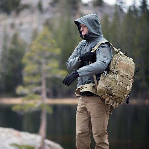 Softshell Special Ops Tactical Jacket Fleece-Lined Hooded Coat – Waterproof, Windproof & Thermal