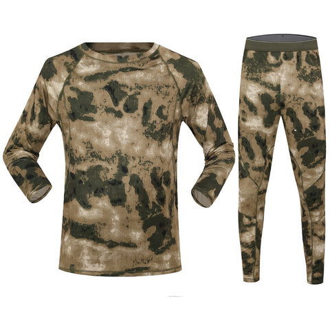Thermal Fleece-Lined High Stretch Base Layer Set