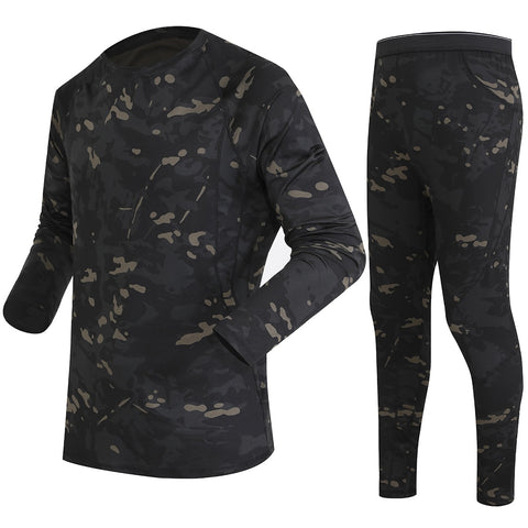 Thermal Fleece-Lined High Stretch Base Layer Set