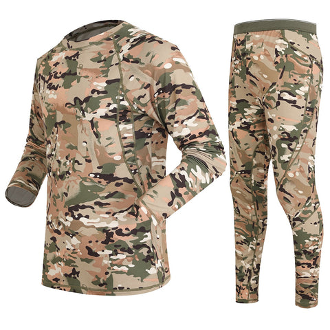 Thermal Fleece-Lined High Stretch Base Layer Set