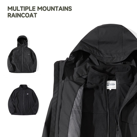 Unisex Gorpcore Lightweight Hard Shell Hiking & Mountaineering 3-in-1 Jacket