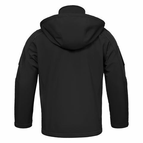 Thermal Hooded Softshell Tactical Jacket with Multiple Pockets