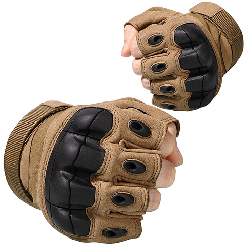 Military Half-Finger Combat Gloves – For Tactical Training, Outdoor Survival, Cycling, Hiking, Hunting, Climbing