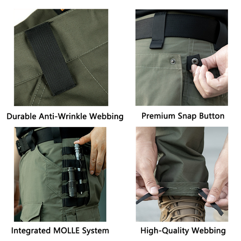 Beetle Waterproof Tactical Pants – Abrasion-Resistant, Multi-Pocket Cargo Pants for Outdoor & Tactical Missions