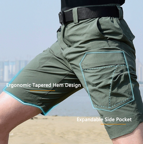 Tactical Stretch Shorts – Quick-Dry & Flexible