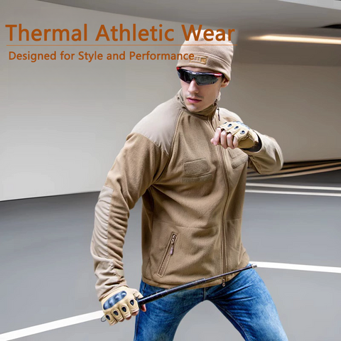 Tactical Thermal Stand Collar Polar Fleece Jacket