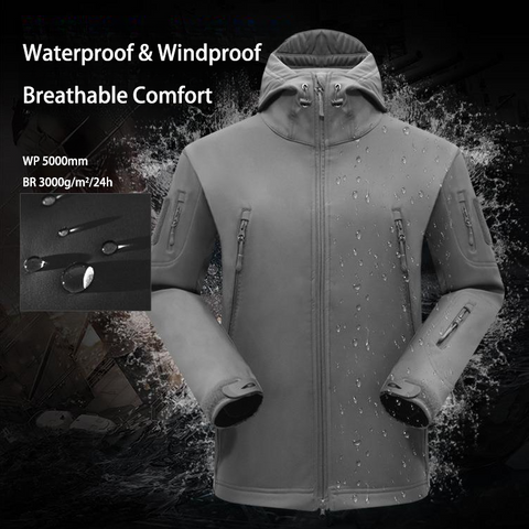 Thermal Windproof Tactical Suits with Polar Fleece Lining