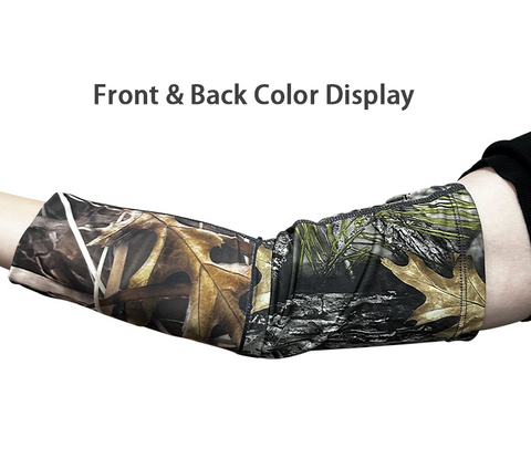 Reversible Outdoor Camo Ice Silk Hunting Sleeves
