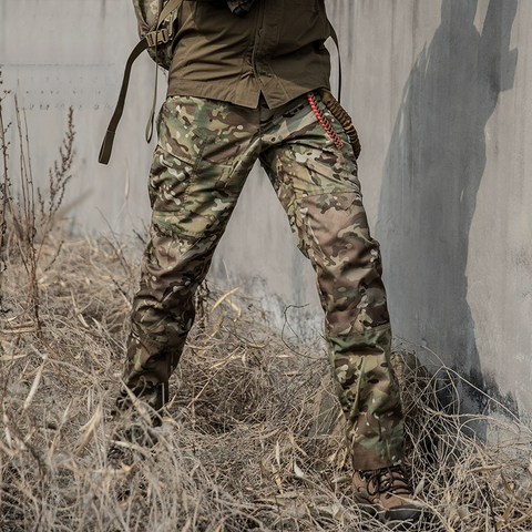 IX6 Waterproof Tactical Pants for Spring/Summer – Slim Fit, Stretch, Multi-Pocket Combat Cargo Pants for Urban Commute & Outdoor Use