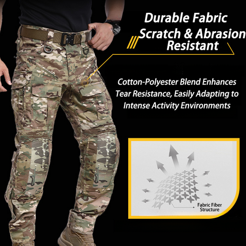 G5.8 Waterproof Tactical Pants – Multi-Pocket Hiking Outdoor Cargo Pants