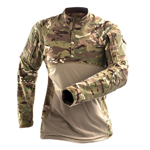 TWP G3 Camouflage Tactical Combat Shirt – Frog Shirt for Training, Airsoft, Hiking, and Outdoor Missions