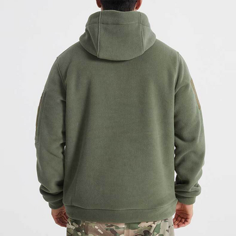 Arctic Fleece Thickened Tactical Hoodie with Thermal Lining