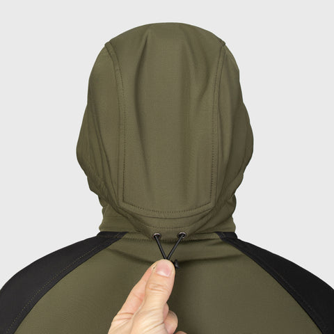 Thermal Hooded Softshell Tactical Jacket with Multiple Pockets
