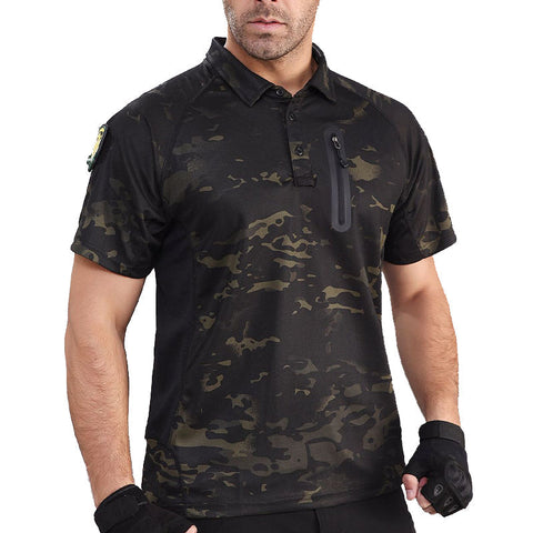 Quick Dry Short Sleeve Battle Top green