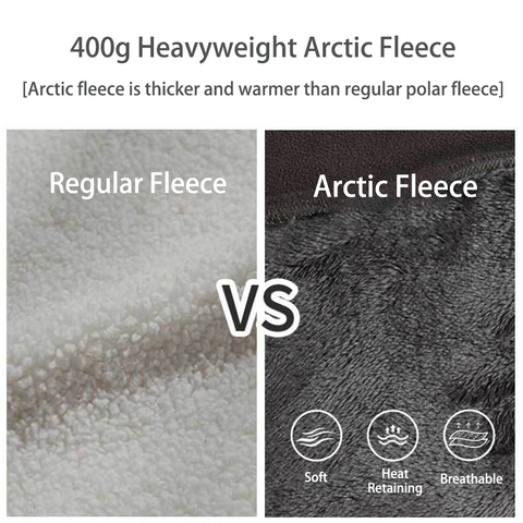 Arctic Fleece Thickened Tactical Hoodie with Thermal Lining
