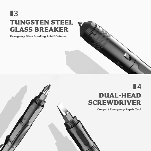 6-in-1 Multi-functional Tactical Pen