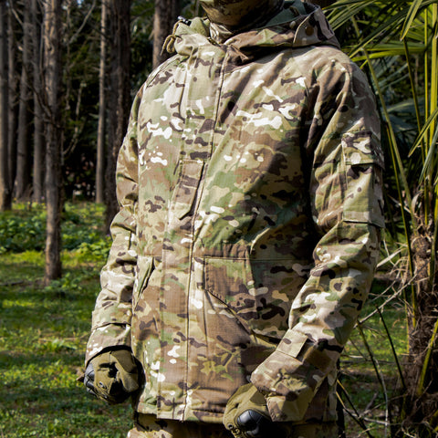 G8 Thickened Tactical Jacket Fleece Hooded Combat Coat