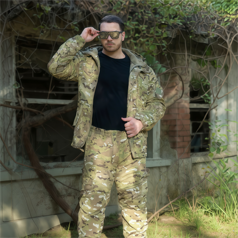 GOTKA Thermal Fleece-Lined Tactical Uniform Set