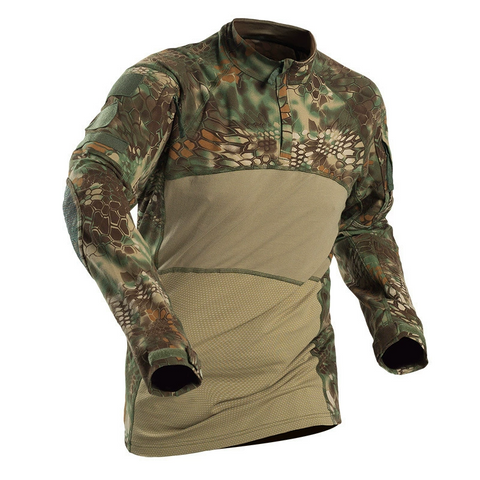 TWP G3 Camouflage Tactical Combat Shirt – Frog Shirt for Training, Airsoft, Hiking, and Outdoor Missions
