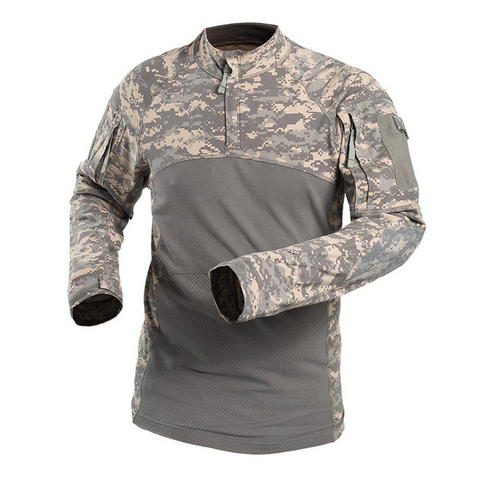 TWP G3 Camouflage Tactical Combat Shirt – Frog Shirt for Training, Airsoft, Hiking, and Outdoor Missions