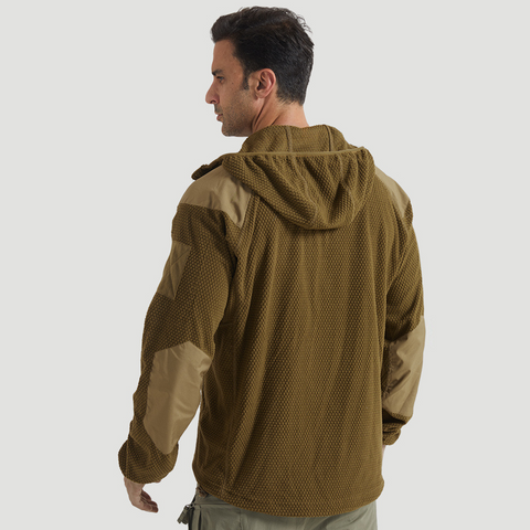 Tactical Hooded Thermal Polar Fleece Jacket