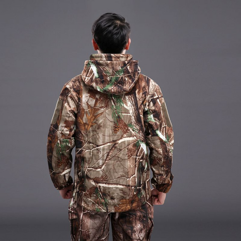 Softshell Special Ops Tactical Jacket Fleece-Lined Hooded Coat – Waterproof, Windproof & Thermal