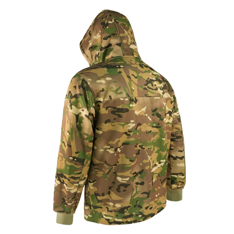 Outdoor Thermal Tactical Camo Fleece Hoodie
