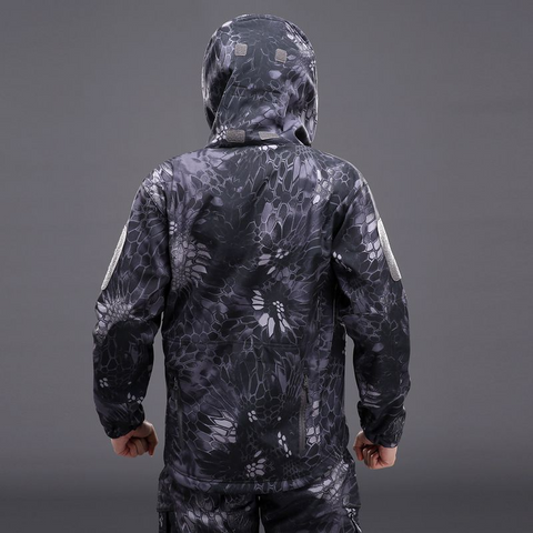 Softshell Special Ops Tactical Jacket Fleece-Lined Hooded Coat – Waterproof, Windproof & Thermal