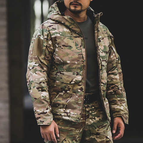 M65 Tactical Ski Jacket with Thermal-Reflective Lining