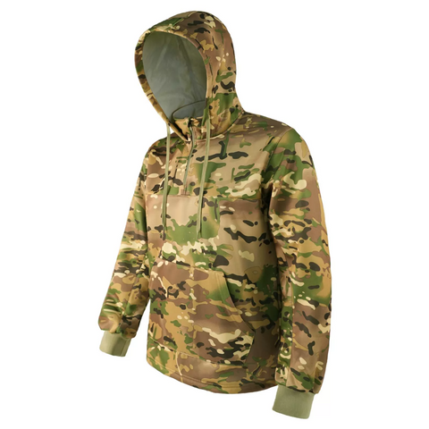 Outdoor Thermal Tactical Camo Fleece Hoodie