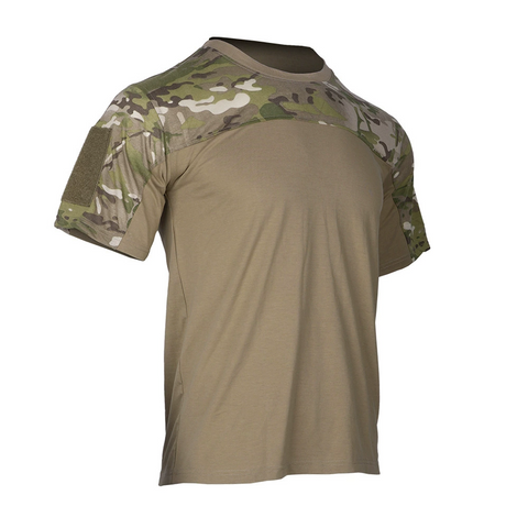 Breathable CP Knit Camo Short Sleeves Combat Shirt