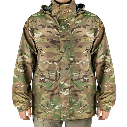 Waterproof Breathable Lightweight Camo Rain Jacket
