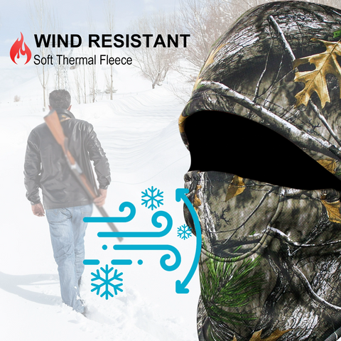 Outdoor Bionic Camo Autumn Winter Balaclava