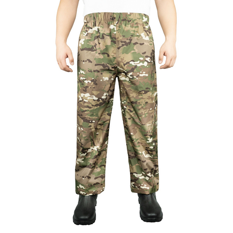 Outdoor Breathable Waterproof Camo Rain Pants