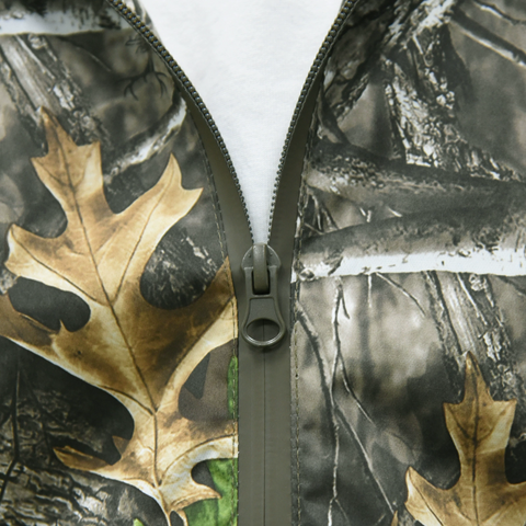 Lightweight UV Protection Camouflage Zip-Up Windbreaker Jacket
